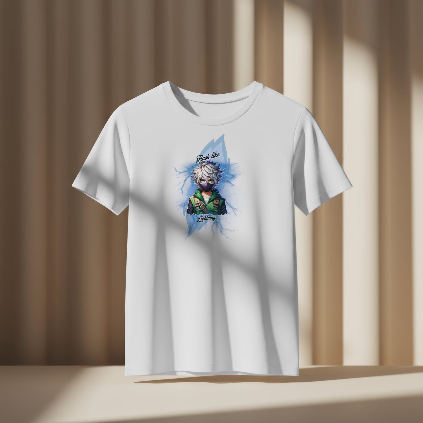 Ninja Lightning Flash Tee for Anime Lovers - Unleash Speed