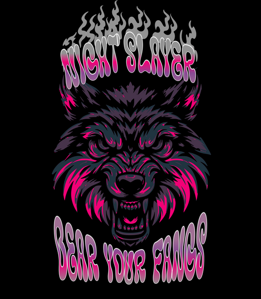 Wolf Night Slayer Tee Unleash Your Wild Side with Fierce Style
